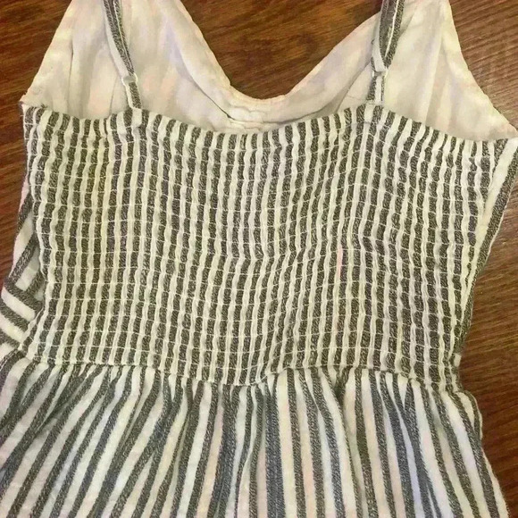 American Eagle Pinstripe Romper One Piece stripes Size XS - Picture 10 of 14